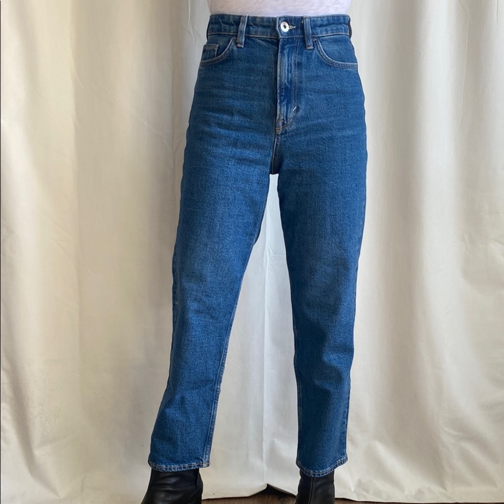 Cos straight leg extra high rose ankle jeans